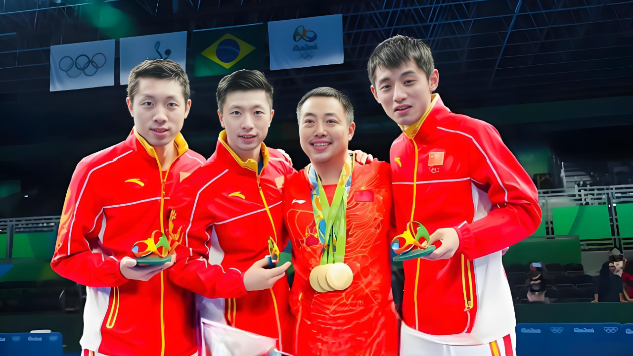 日本队力克德国队,张继科高光表现 日本队力克德国队,张继科高光表现